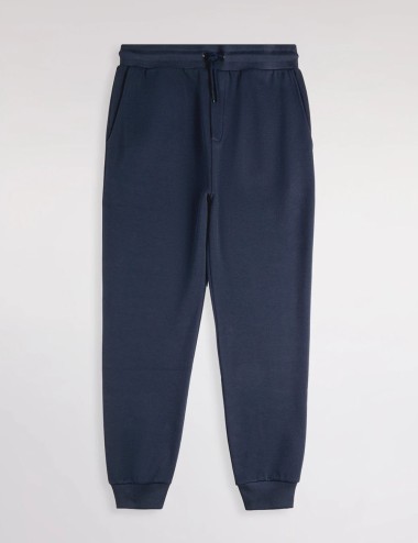 Pantaloni Jogger in Felpa Piquet-Blu