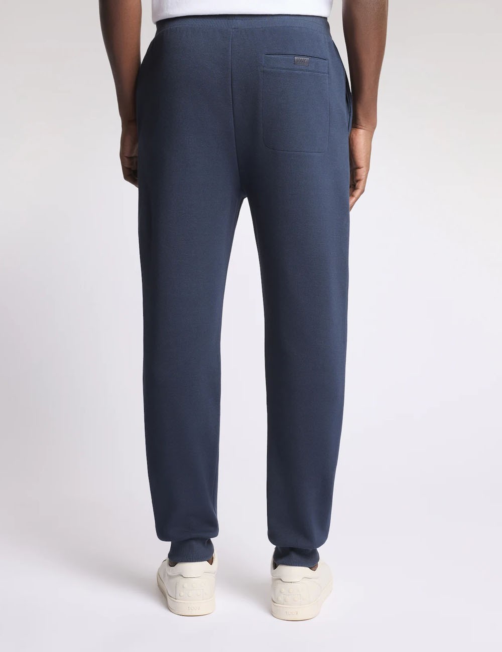 Pantaloni Jogger in Felpa Piquet-Blu