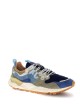 Sneakers Yamano 3 man in suede e tessuto tecnico Navi Blue Kaki