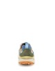 Sneakers Yamano 3 man in suede e tessuto tecnico Navi Blue Kaki