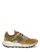 Sneakers Yamano 3 man in suede e canvas Kaki Military