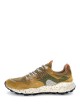 Sneakers Yamano 3 man in suede e canvas Kaki Military