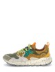 Sneakers Yamano 3 uni in suede e tessuto tecnico Gray White Taupe