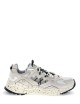 Sneakers Yamabushi Uni in suede e tessuto tecnico ripstop cream-off white-black