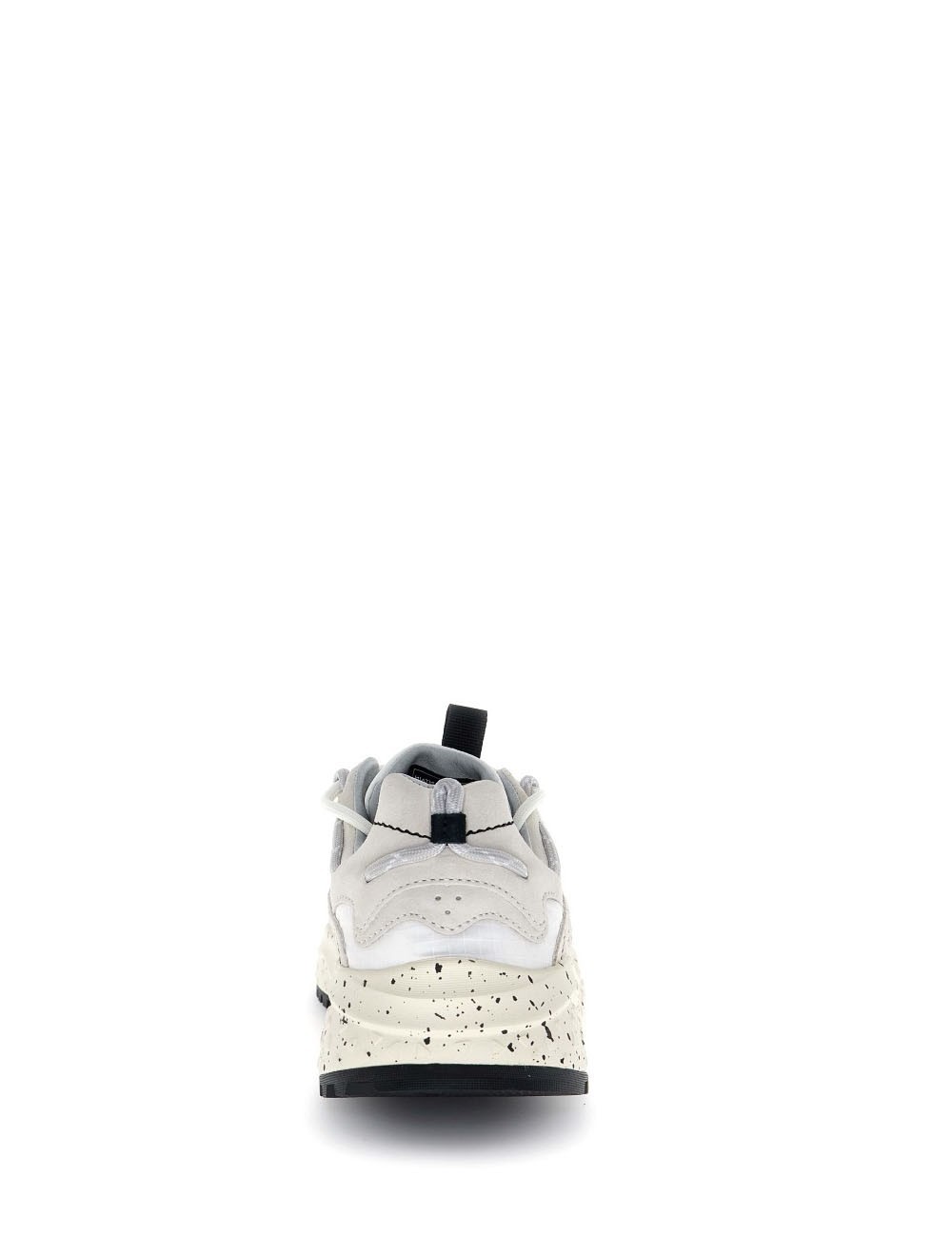 Sneakers Yamabushi Uni in suede e tessuto tecnico ripstop cream-off white-black