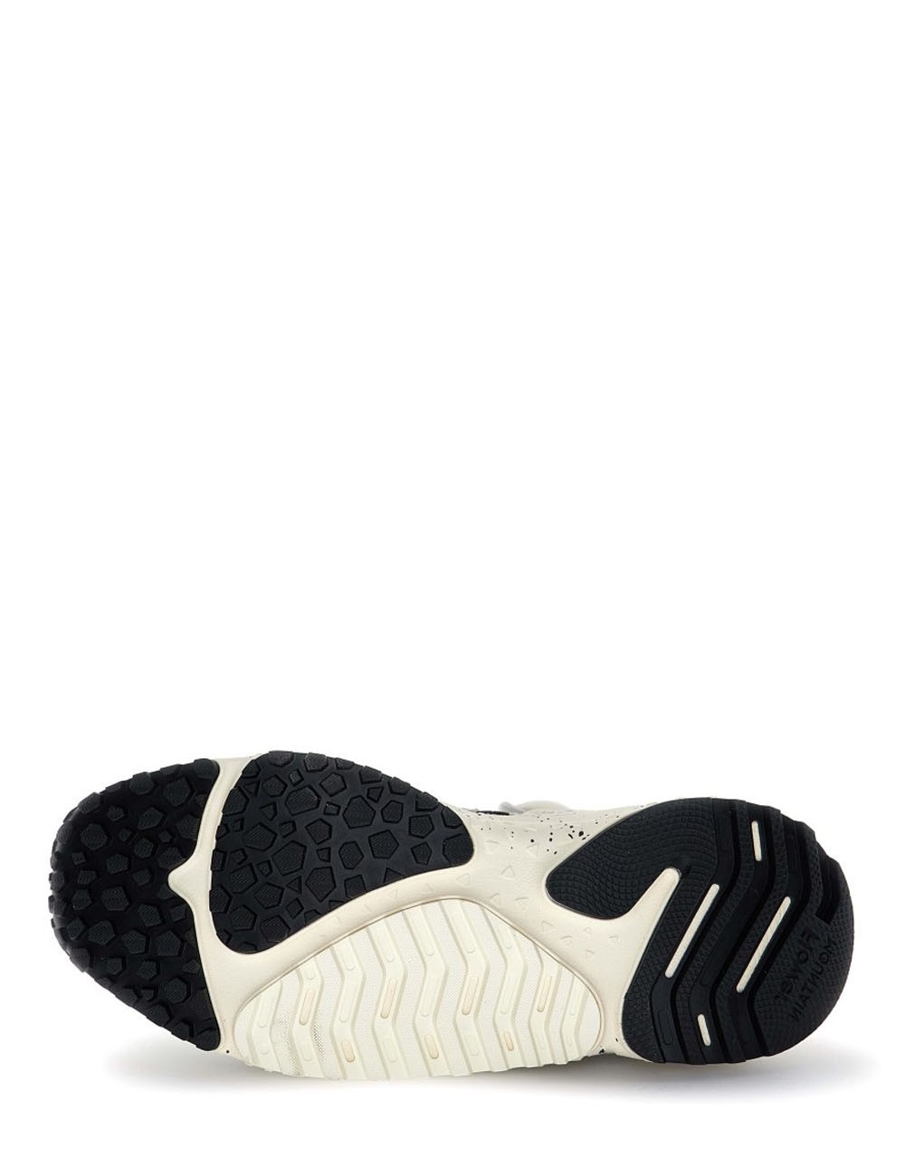 Sneakers Yamabushi Uni in suede e tessuto tecnico ripstop cream-off white-black