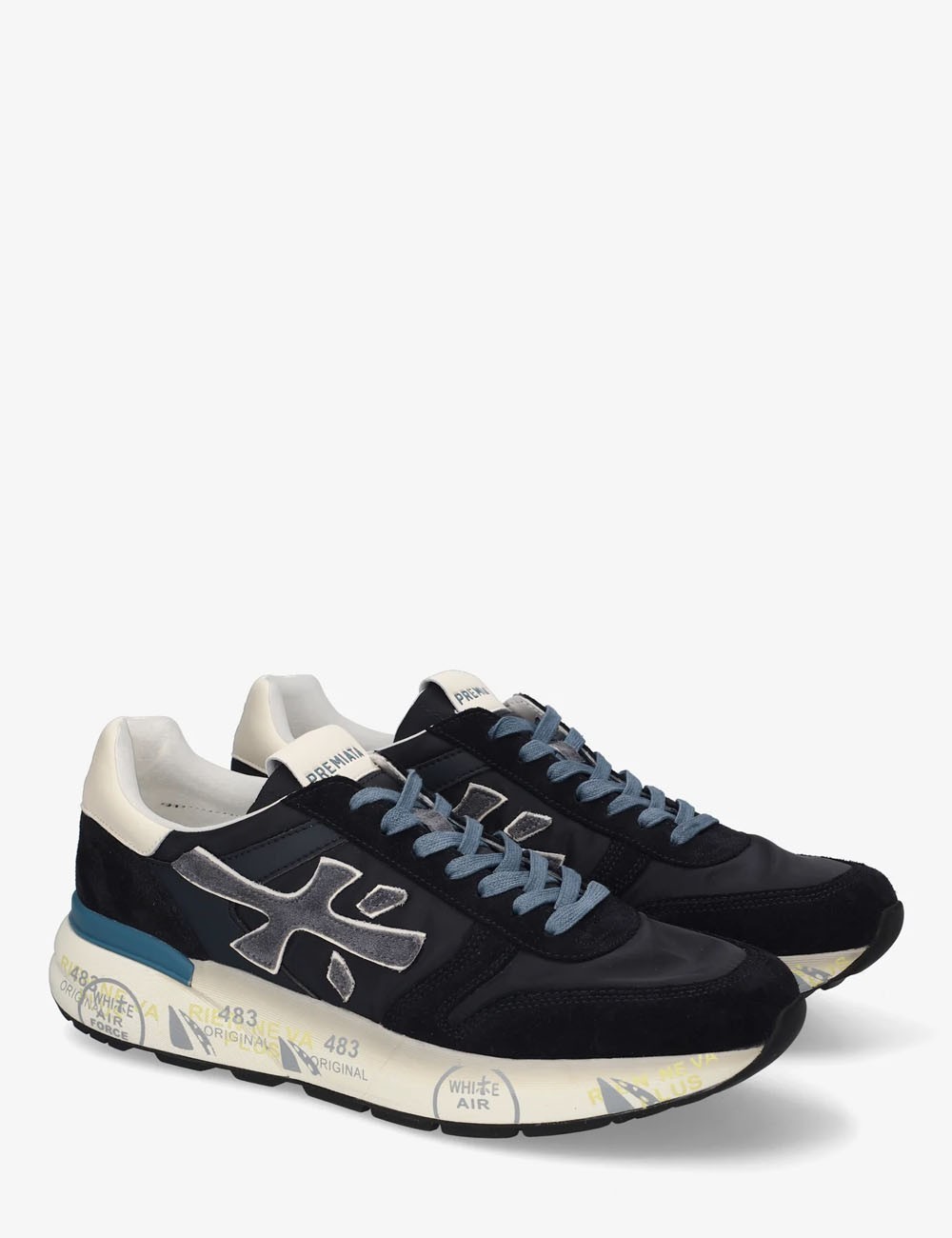 Sneakers in camoscio e tessuto Mick 7716