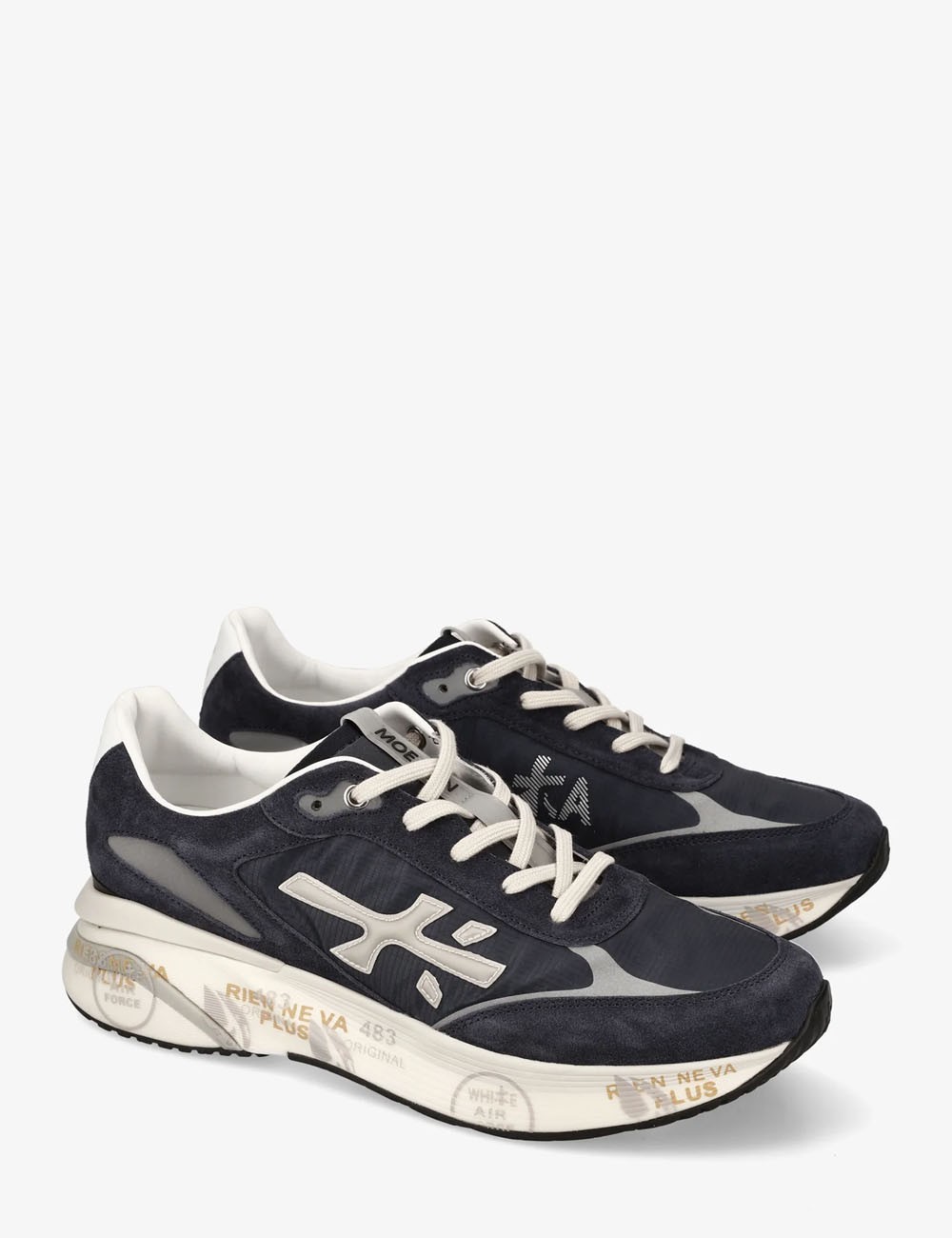 Sneakers in camoscio e tessuto Moerun 7306