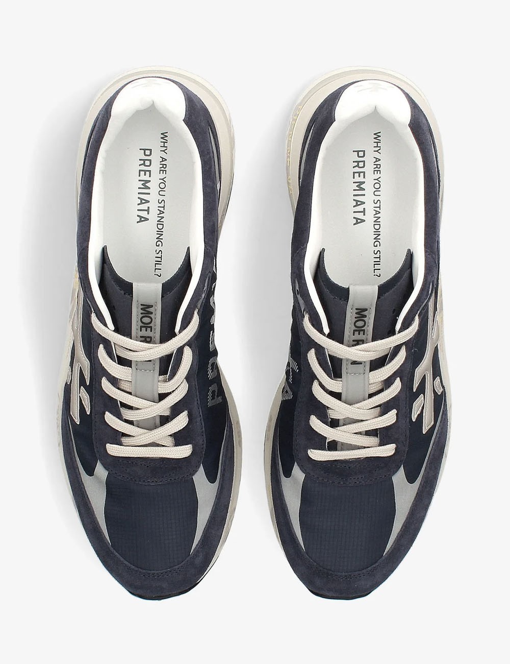 Sneakers in camoscio e tessuto Moerun 7306