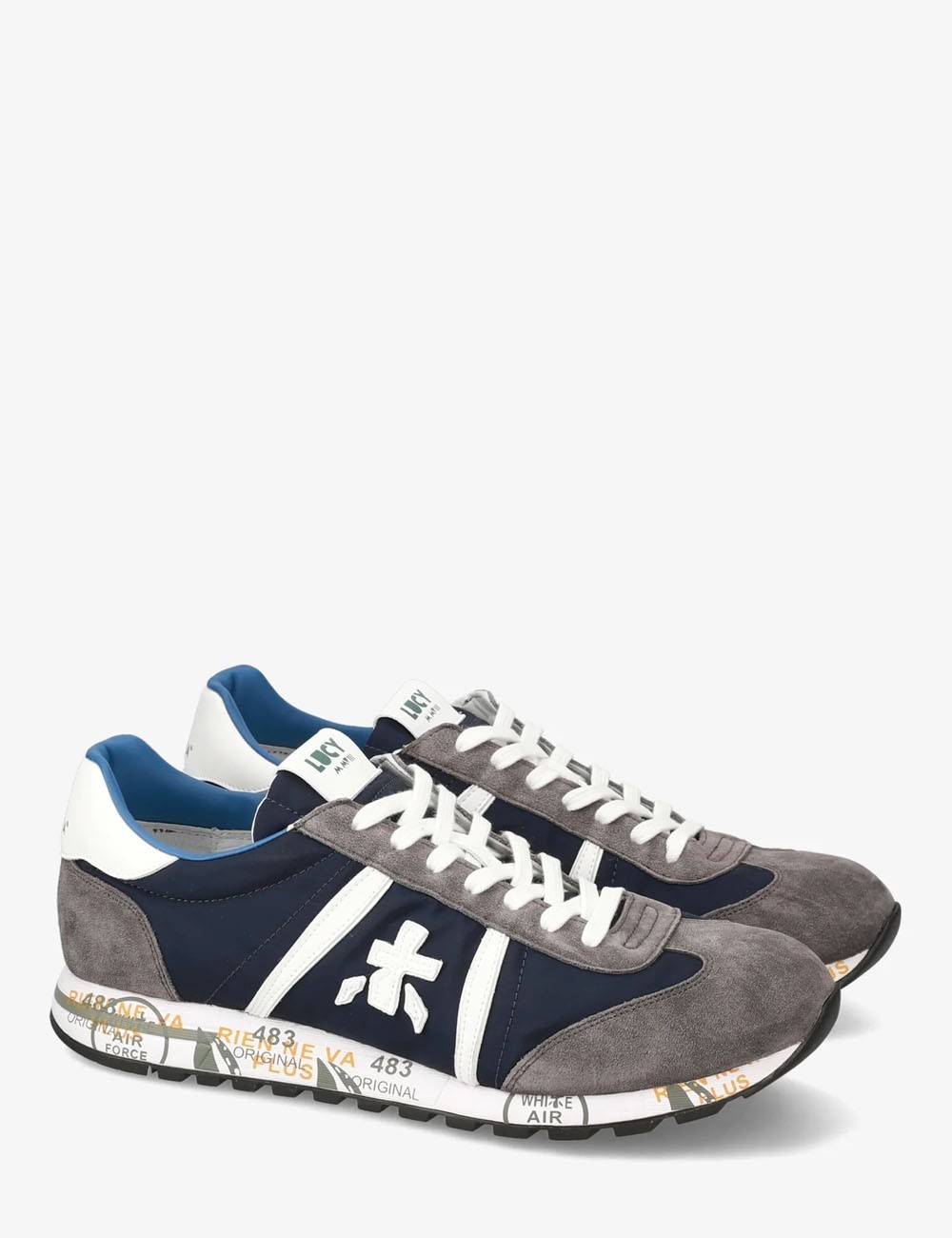 Sneakers in camoscio e tessuto Lucy 7089