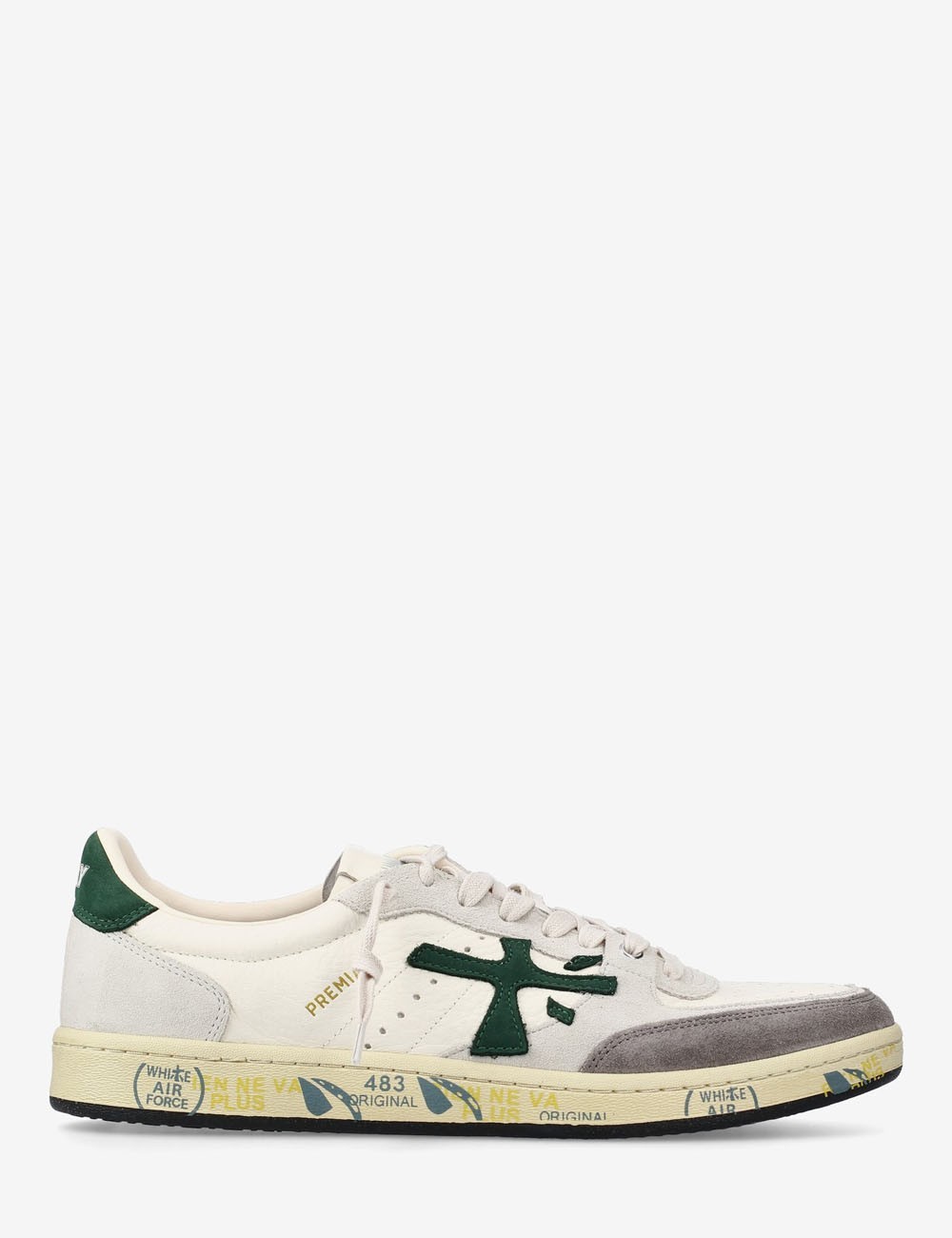 Sneakers in leather and suede BSKT CLAY 7623