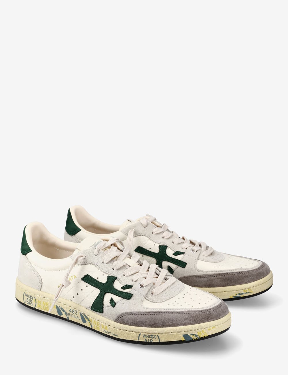 Sneakers in pelle e camoscio Bskt Clay 7623