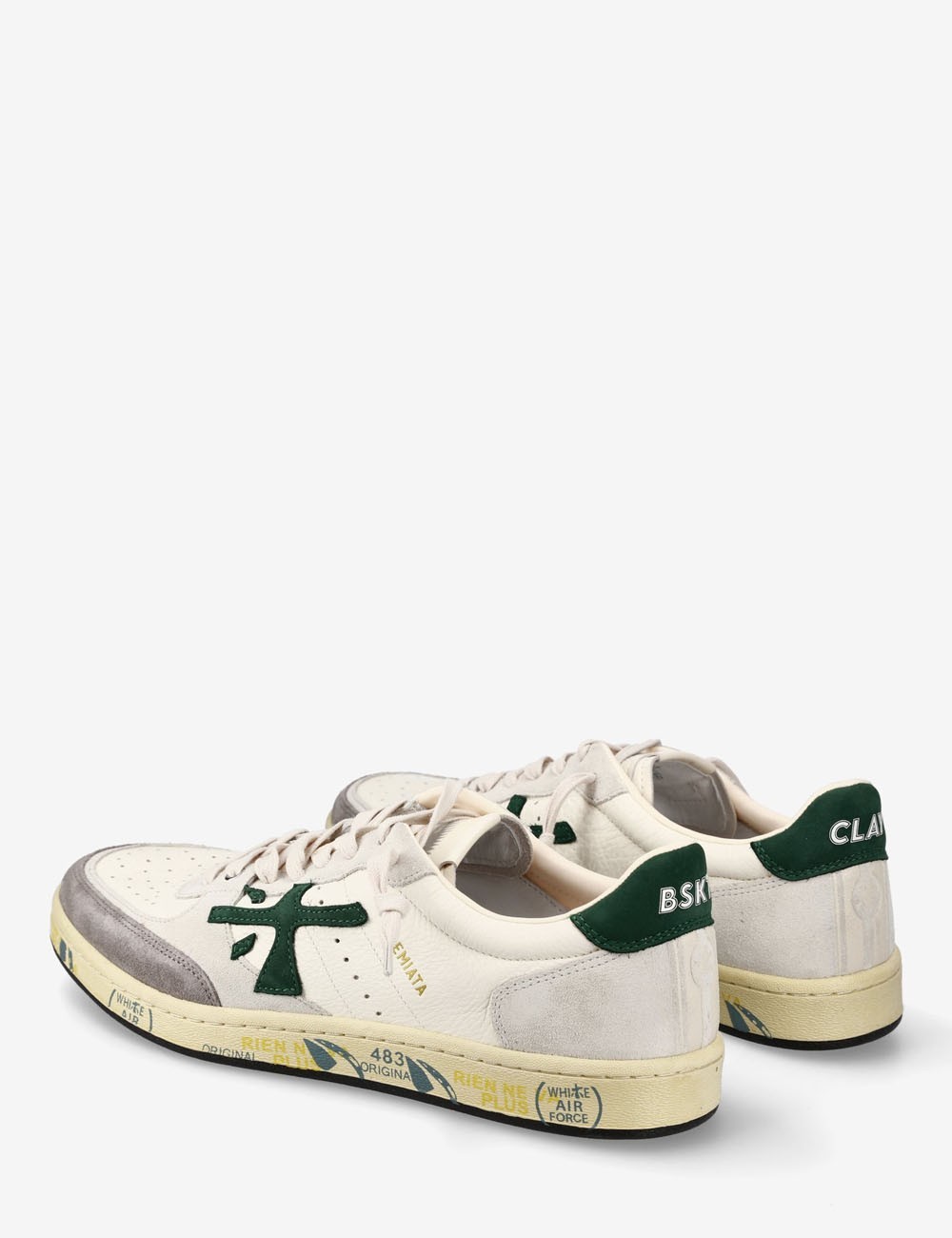 Sneakers in leather and suede BSKT CLAY 7623