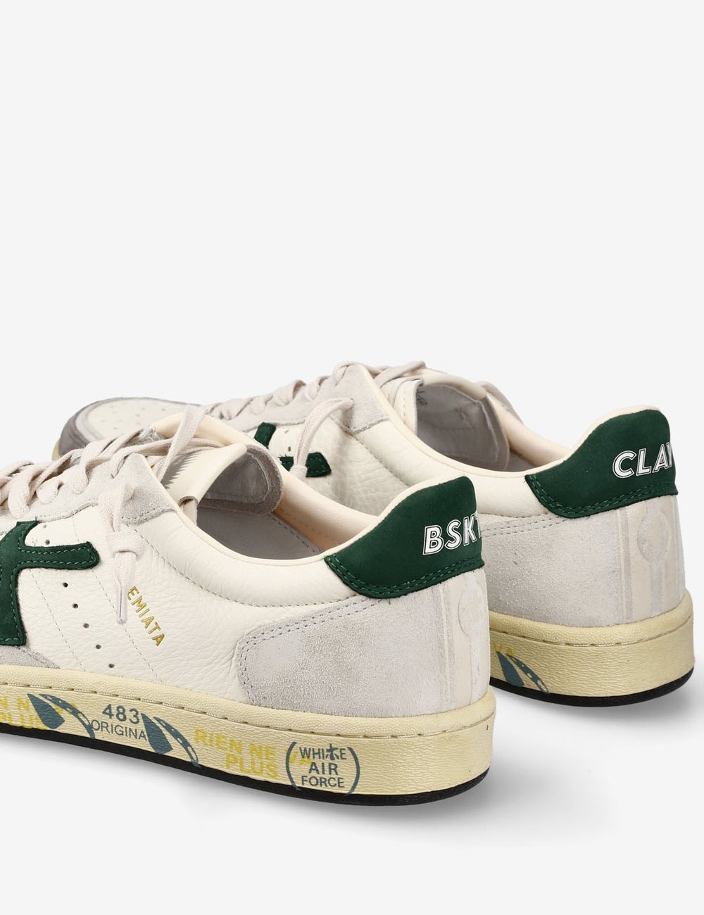 Sneakers in leather and suede BSKT CLAY 7623