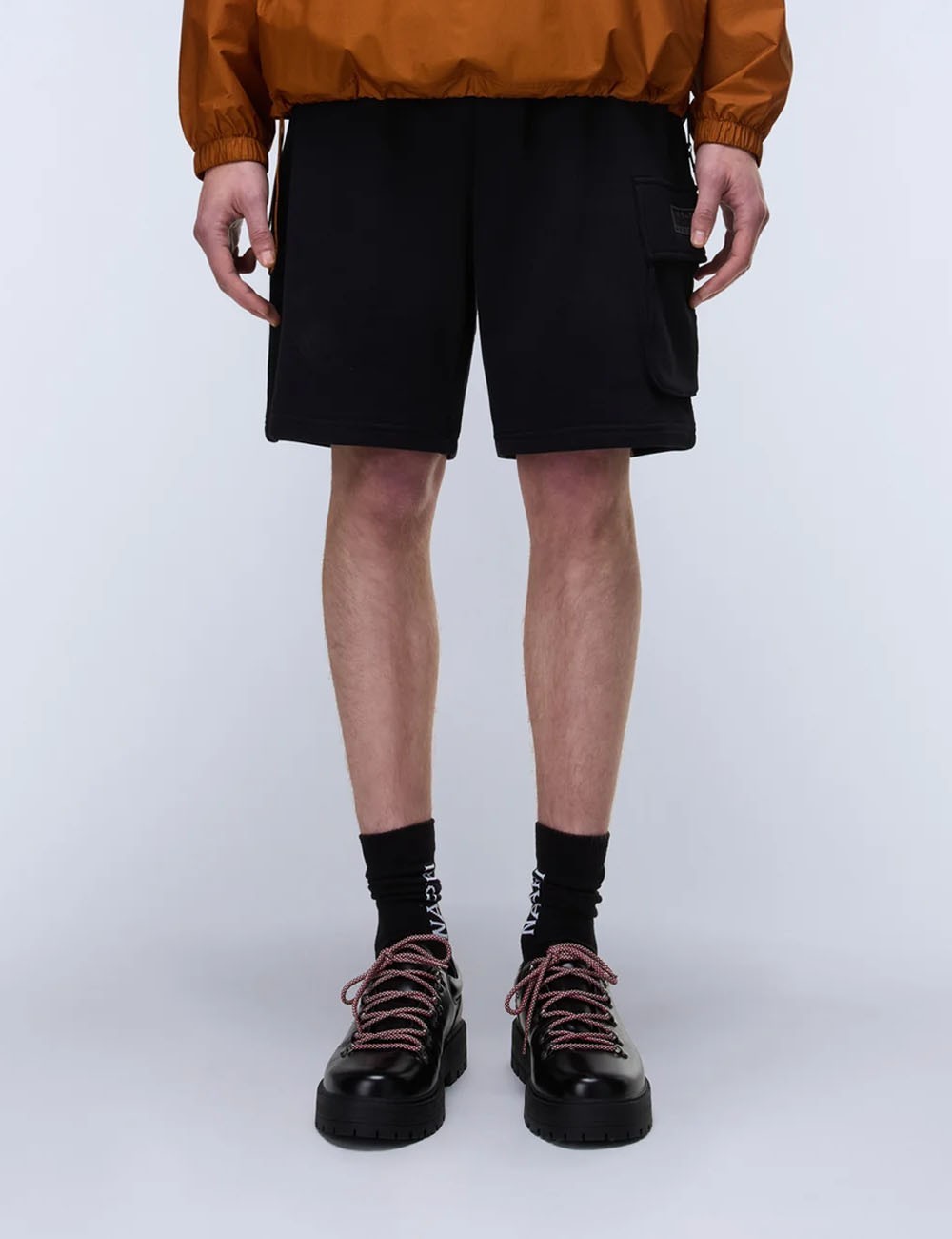 Bermuda Cargo Box Logo Nero