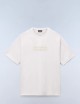 T-Shirt a Maniche Corte Box Logo Bianco Whisper