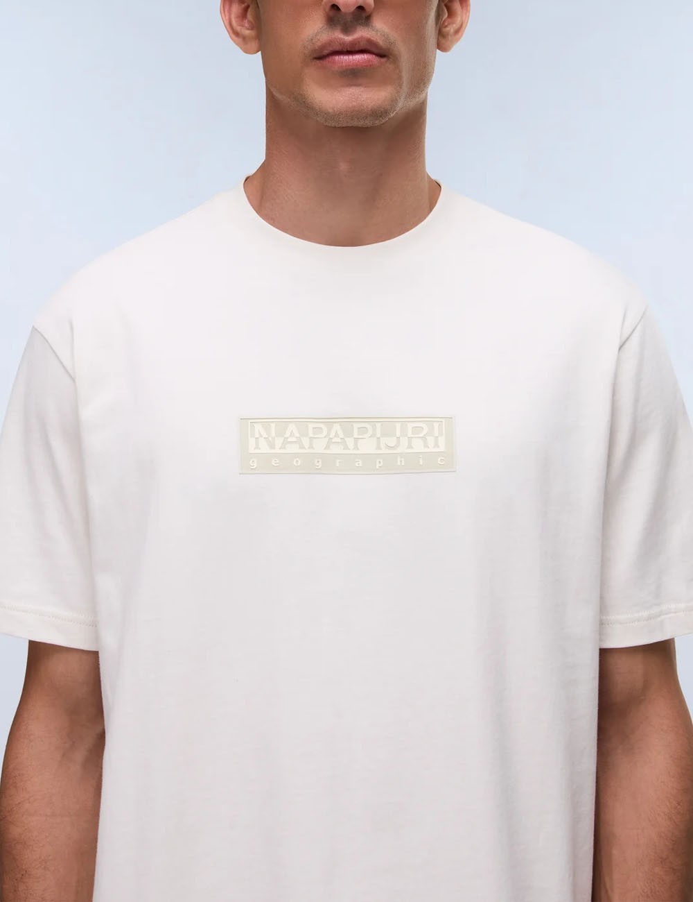 Box Logo Short Sleeve T-Shirt White Whisper