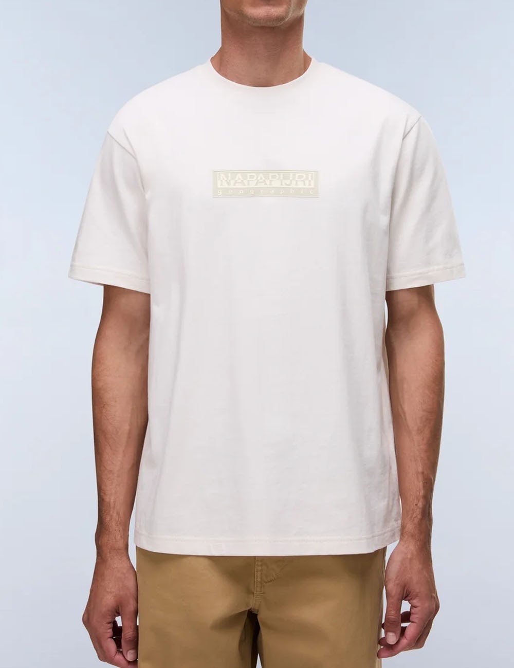 Box Logo Short Sleeve T-Shirt White Whisper