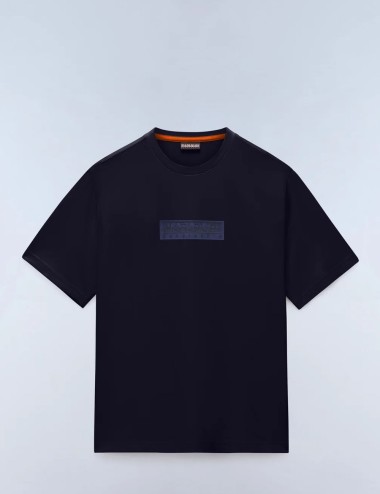 Box Logo Short Sleeve T-Shirt Dark Blue