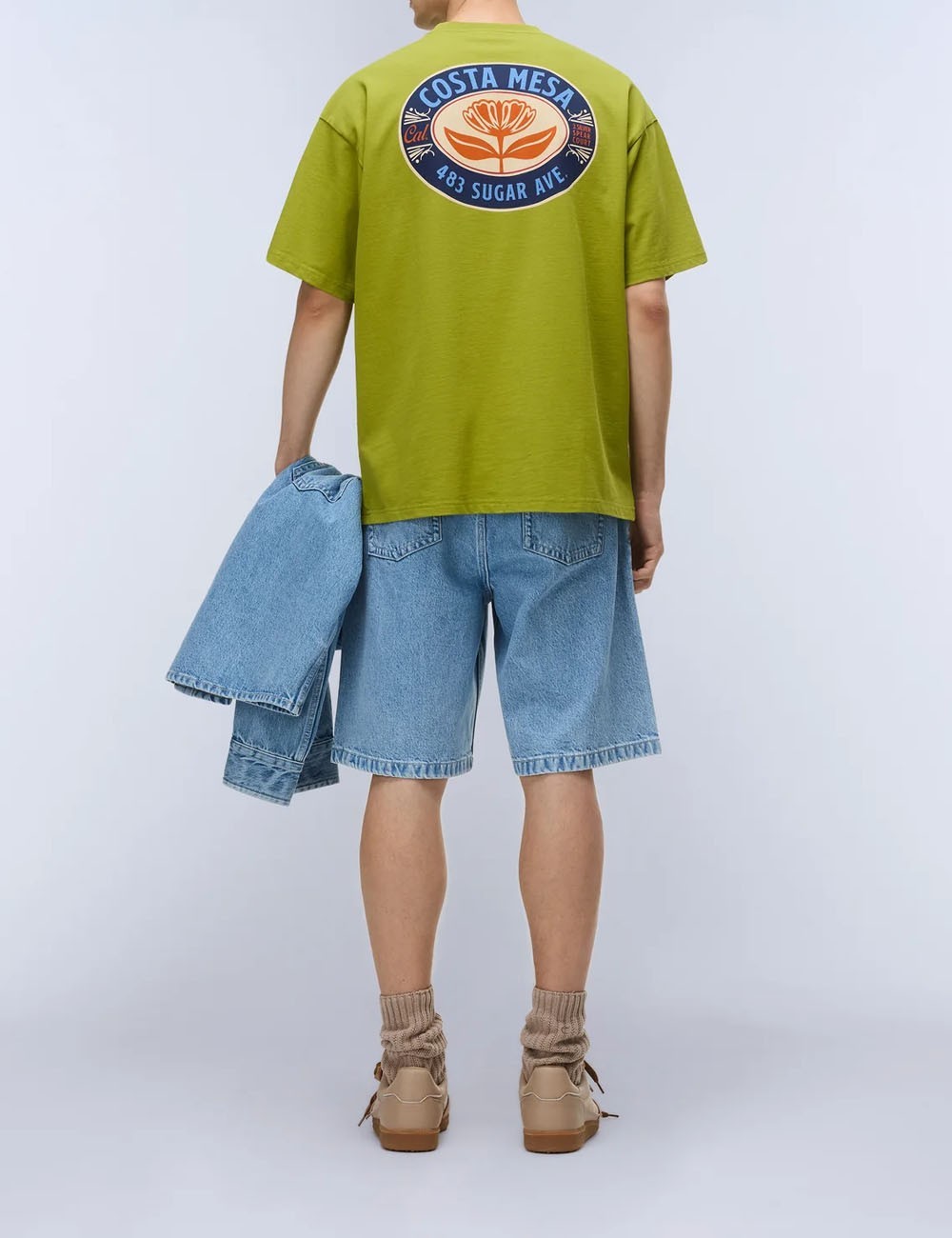 Fluorite Short Sleeve T-Shirt Green Golden