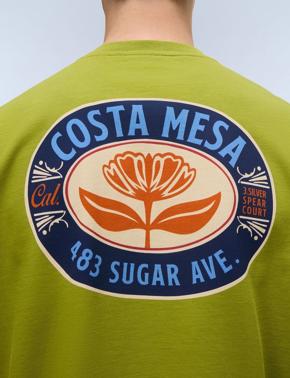 T-Shirt a Maniche Corte Fluorite Verde Golden