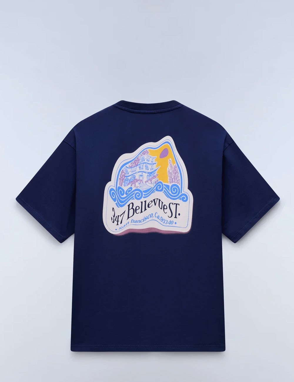 Fluorite Short Sleeve T-Shirt Blue Academy