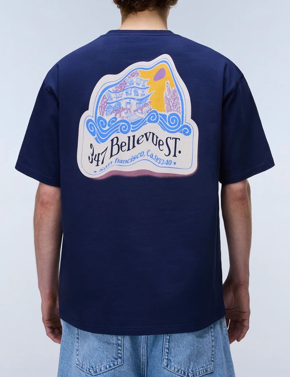 T-Shirt a Maniche Corte Fluorite Blu Academy