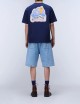 T-Shirt a Maniche Corte Fluorite Blu Academy