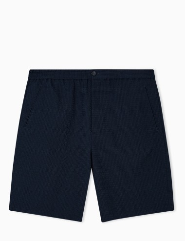Bermuda in seersucker tecnico Icon Blu Navy