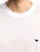 T-shirt in jersey misto lyocell ricamo aquila a rilievo bianca