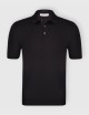 Polo in maglia fresh cotton nera
