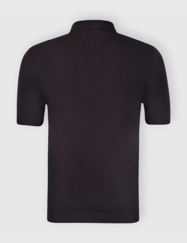 Polo in maglia fresh cotton nera
