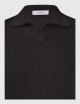 Ribbed skipper polo black