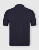 Polo skipper a coste blu navy