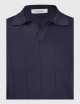 Polo skipper a coste blu navy