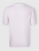 Organic cotton knit t-shirt white