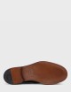 Dark brown leather loafer
