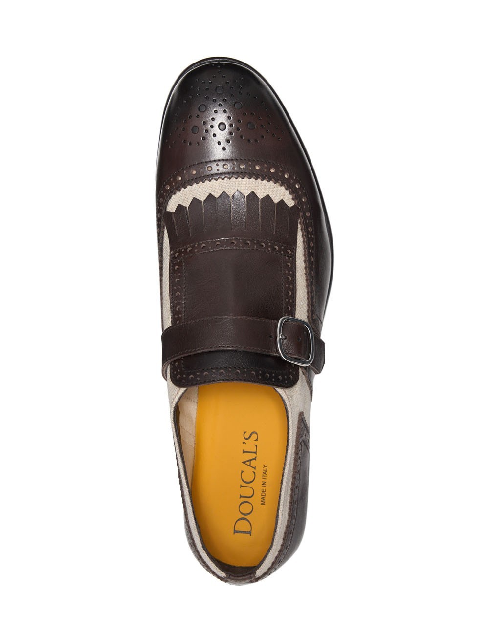 Dark brown leather loafer