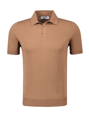 Polo in maglia fresh cotton cacao