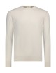 Maglia girocollo in cotone extrafine bianco