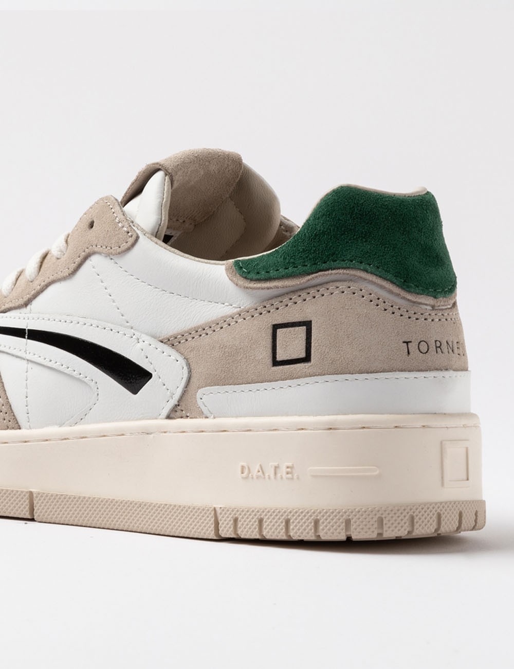 SNEAKER TORNEO PURE CALF WHITE-GREEN