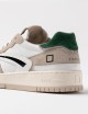 SNEKER PURE CALF WHITE-GREEN