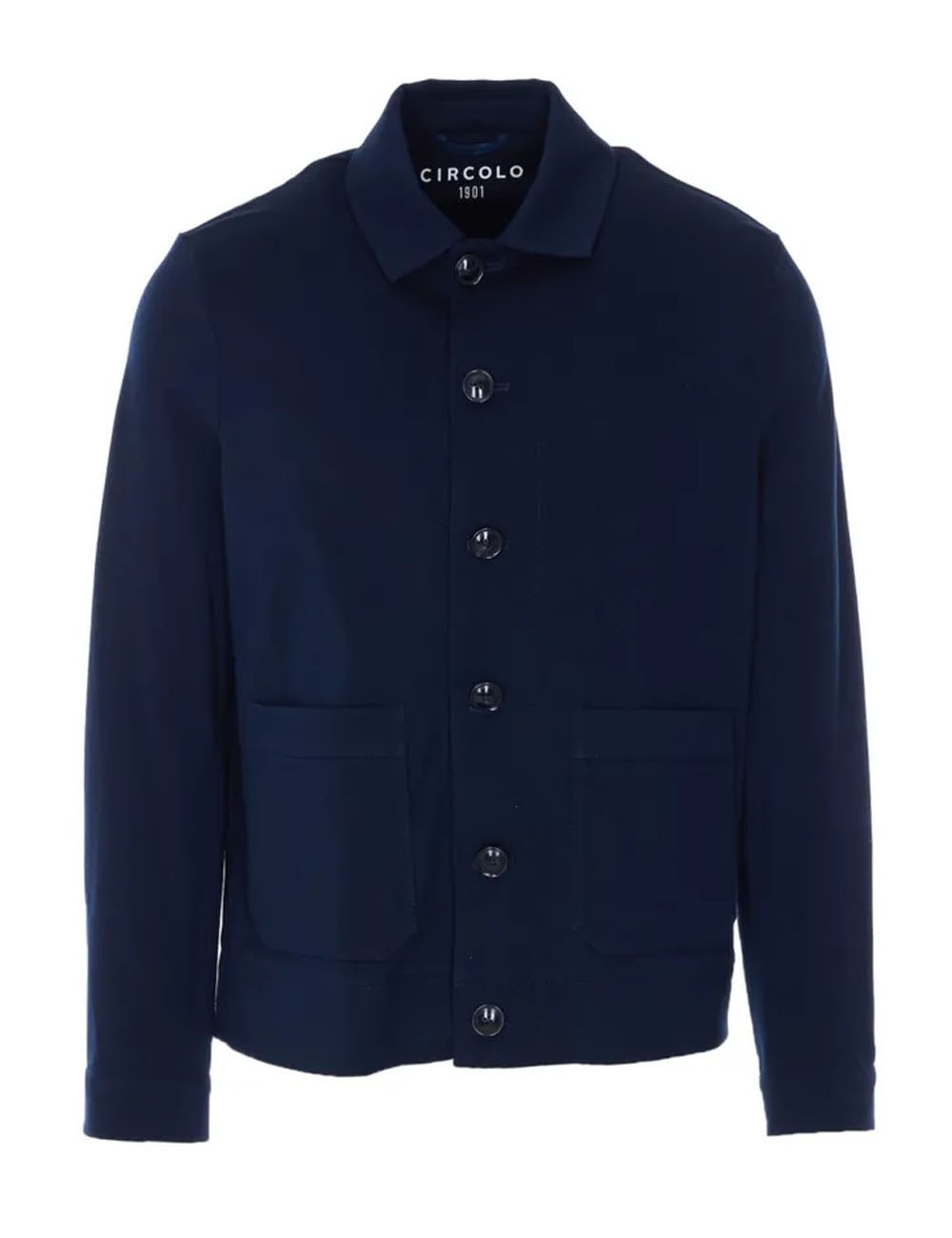 Giacca Maglia in Cotone blue navy