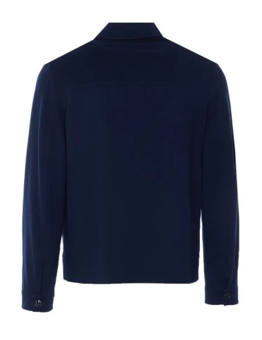 Giacca Maglia in Cotone blue navy