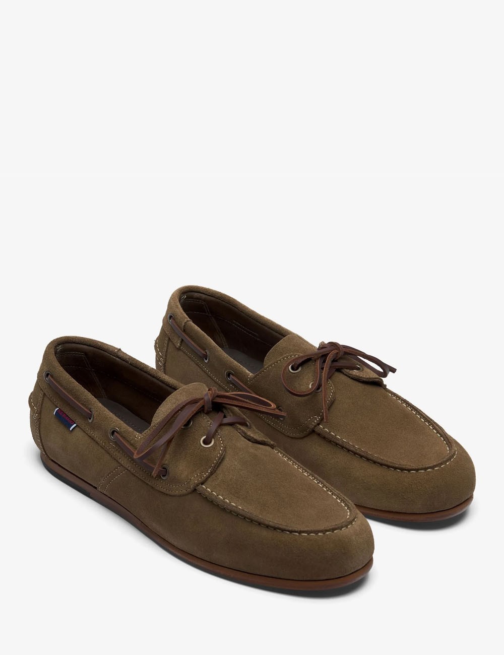 Mocassino da barca scamosciato OWEN marrone