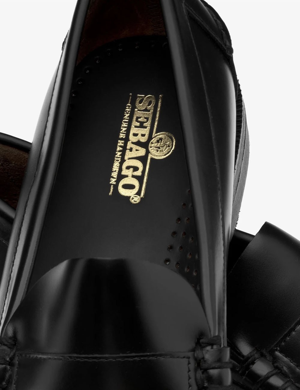 Black Men's Business Moccasin Loafers with Leather Construction CLASSIC DAN black