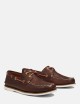 Classic 2-Eye Boat Shoe for Men in Brown