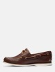 Classic 2-Eye Boat Shoe for Men in Brown