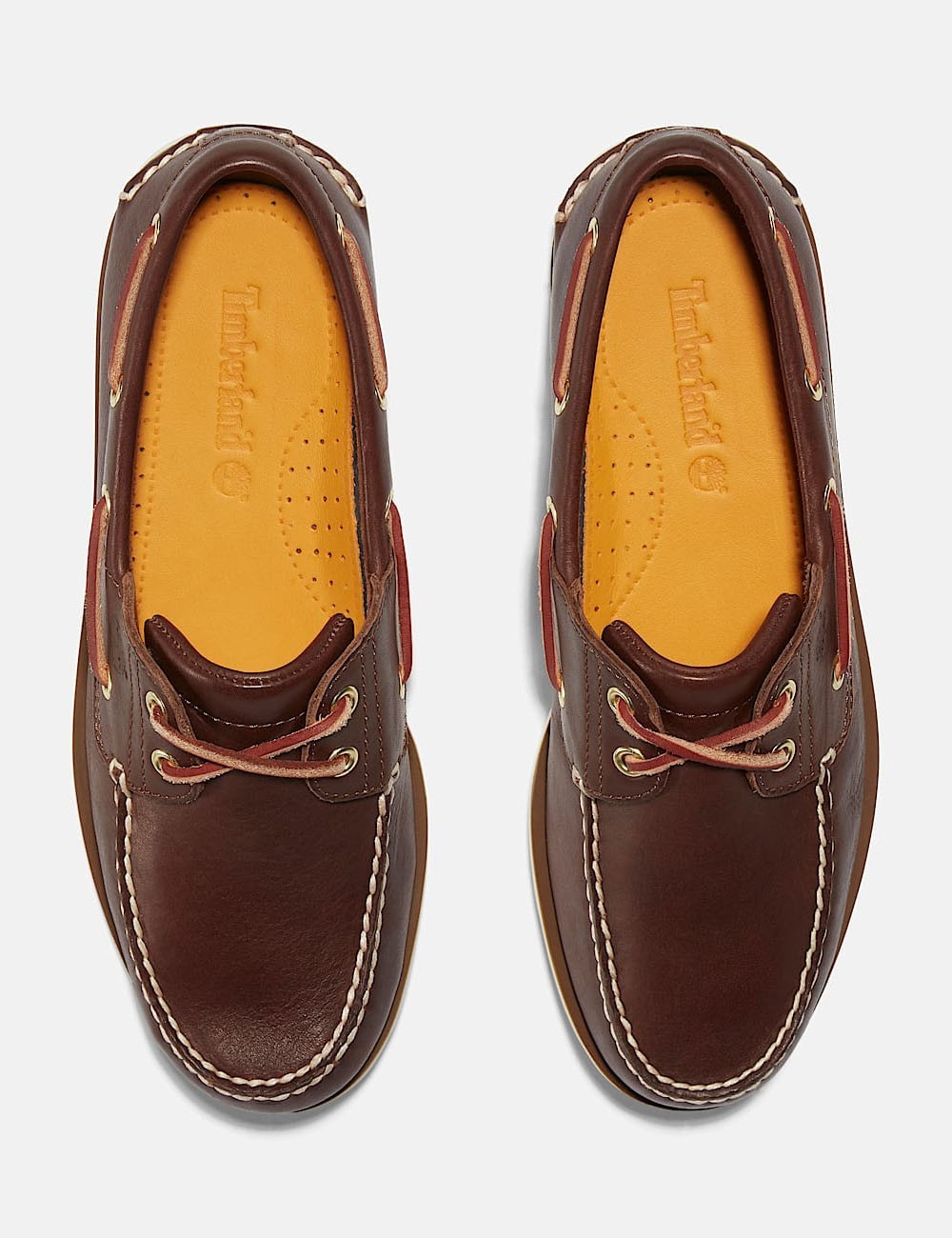Classic 2-Eye Boat Shoe for Men in Brown