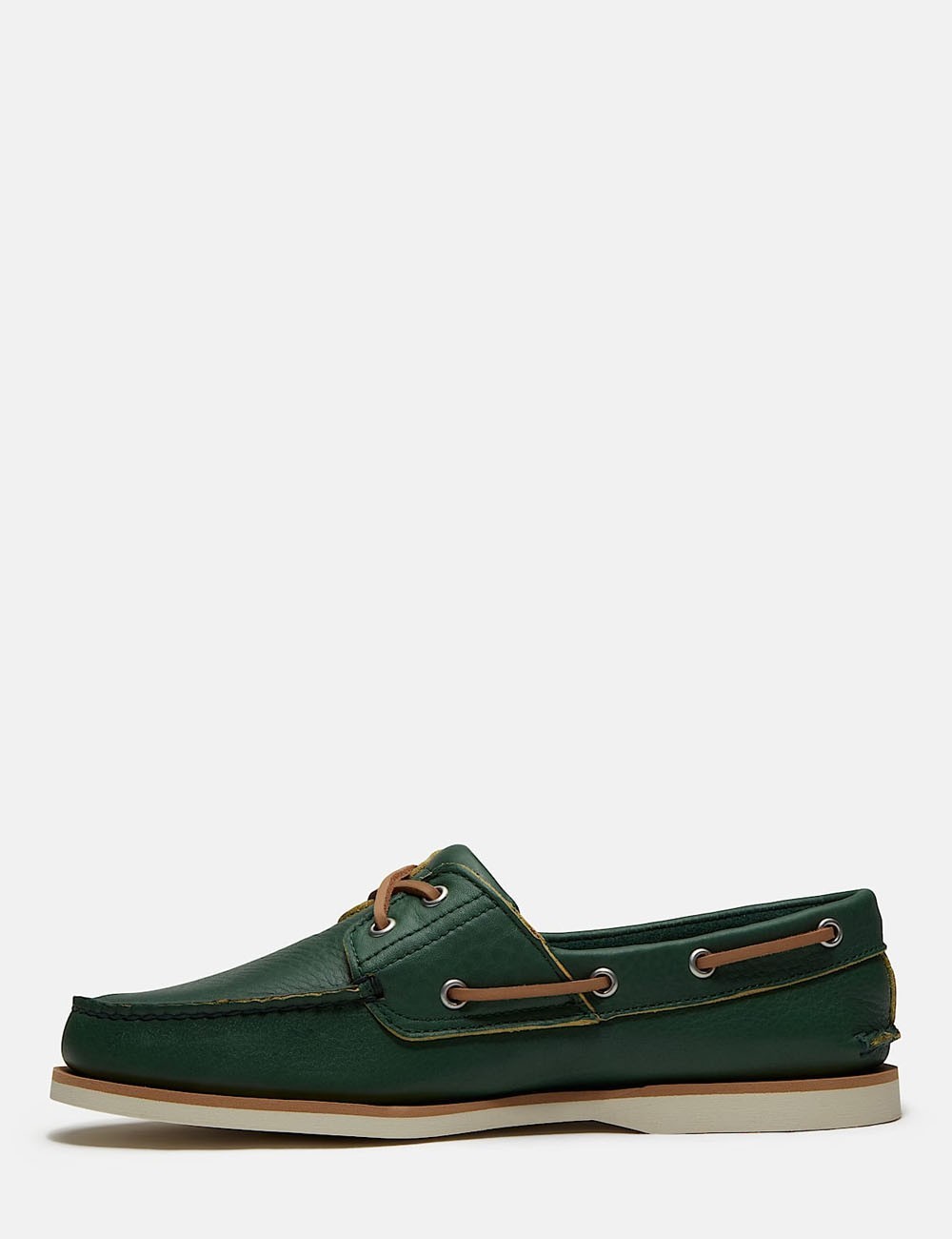 Lake House Classic 2-Eye Boat Shoe for Men in Green